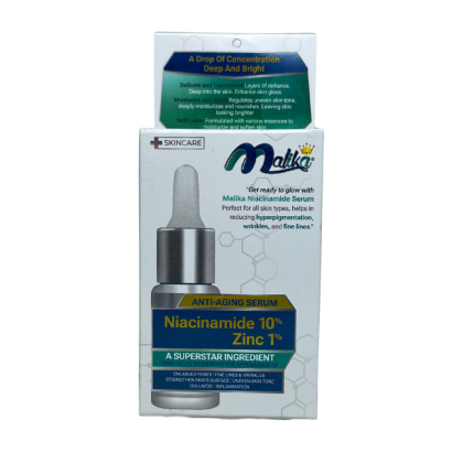 Malika Серум против стареене Niacinamide