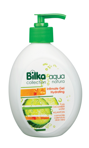Хидратиращ интимен гел с екстракт от лайка и невен Bilka Aqua Natura 350 ml