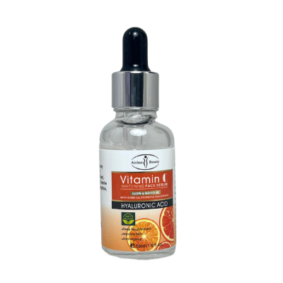 Ser facial Vitamina C & Acid Hialuronic: Iluminare, Hidratare