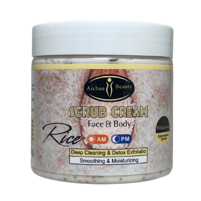 **Scrub Cremă Orez Aichun Beauty Față & Corp - Exfoliere Detox**