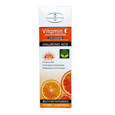 Aichun Beauty Слънцезащитен крем с витамин C, SPF 50, 50гр.